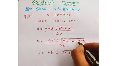 HOW TO solve QUADRATIC EQUATIONS BY USING QUADRATIC FORMULA/SSLC/SSLC passing package