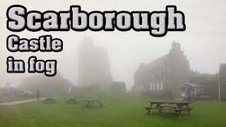 Scarborough Castle - Foggy bank holiday walk