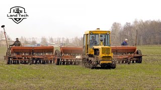 Подкормка озимых трактором ДТ-75МЛ 