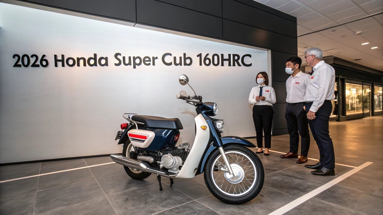 New 2026 Honda Super Cub 160HRC – Next-Gen Urban Icon! Smart Tech ...