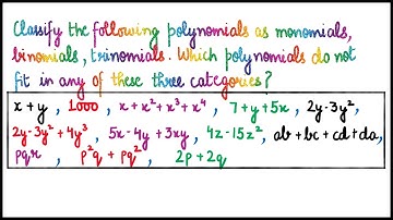Types of Algebraic Expressions | Monomial | Binomial | Trinomial | Polynomial | Class 8 Algebra