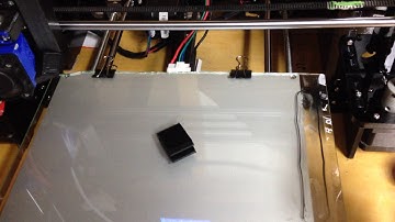 Anet a8 glass bed upgrade to 250mm On X axis(first test)
