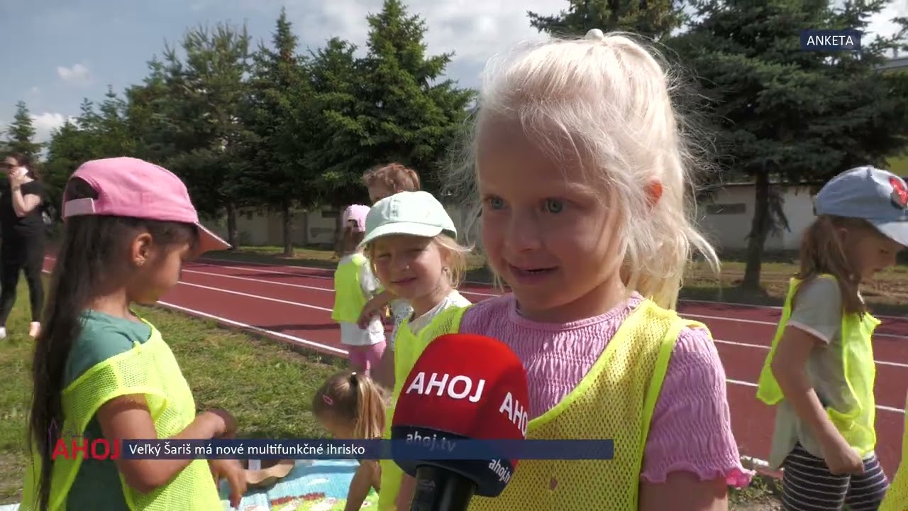 Veľký Šariš má nové multifunkčné ihrisko