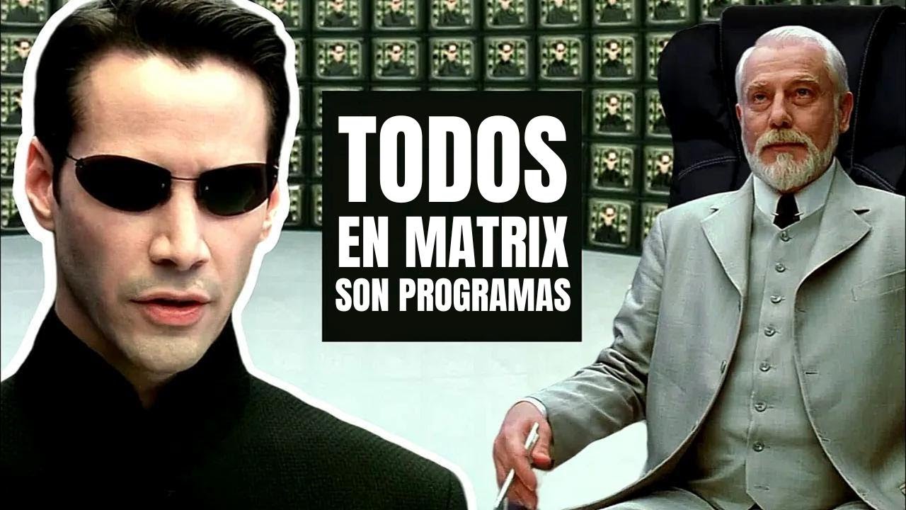 ¿Por qué en la Matriz todos son programas y Neo es una superposición cuántica?