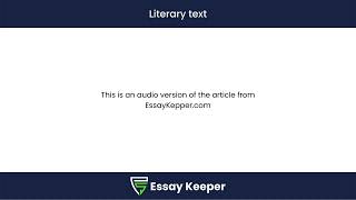 What is LITERARY text? Types and examples