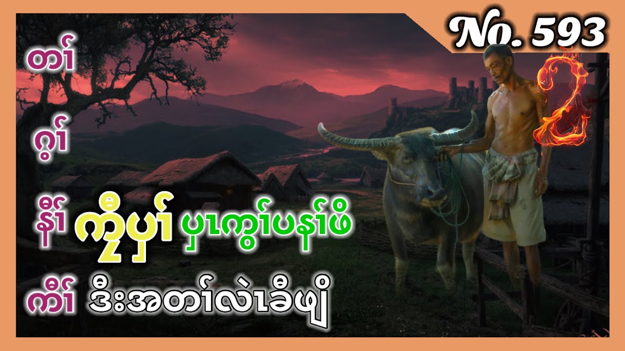 🔴⚪️🔵  No. 593  Karen True Story ကၠီပှၢ် ပှၤကွၢ်ပနၢ်ဖိ ဒီးအတၢ်လဲၤခီဖျိ Part - 2 🔴#fskarenhistory