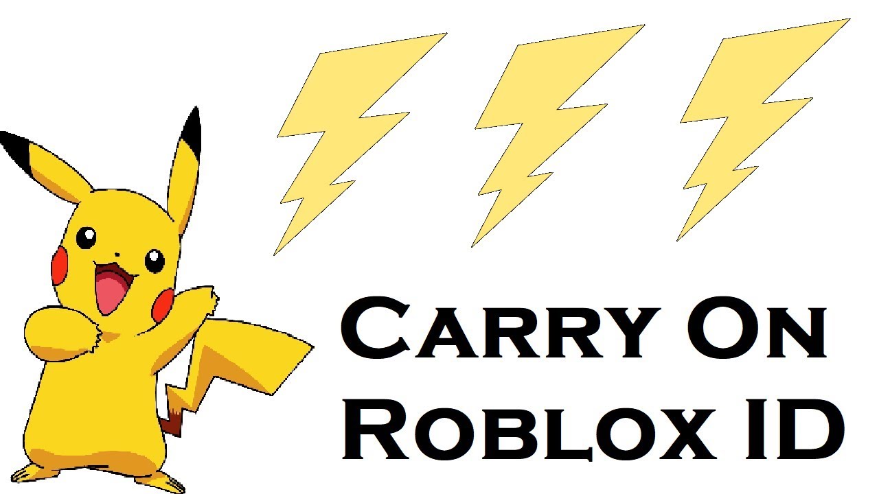 Detective Pikachu Carry On Roblox Code And Id Youtube - lightningblue2s detective pikachu roblox