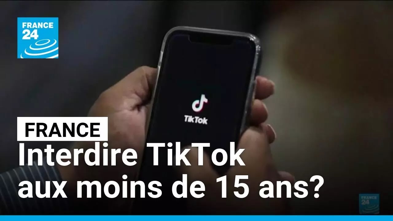 France : le Parlement veut interdire TikTok aux moins de 15 ans • FRANCE 24