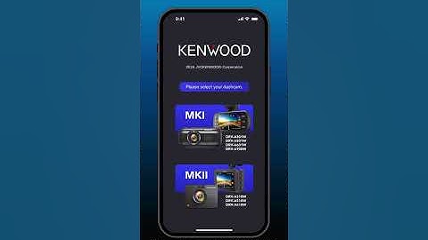 KENWOOD Dashcam APP first time use instructions
