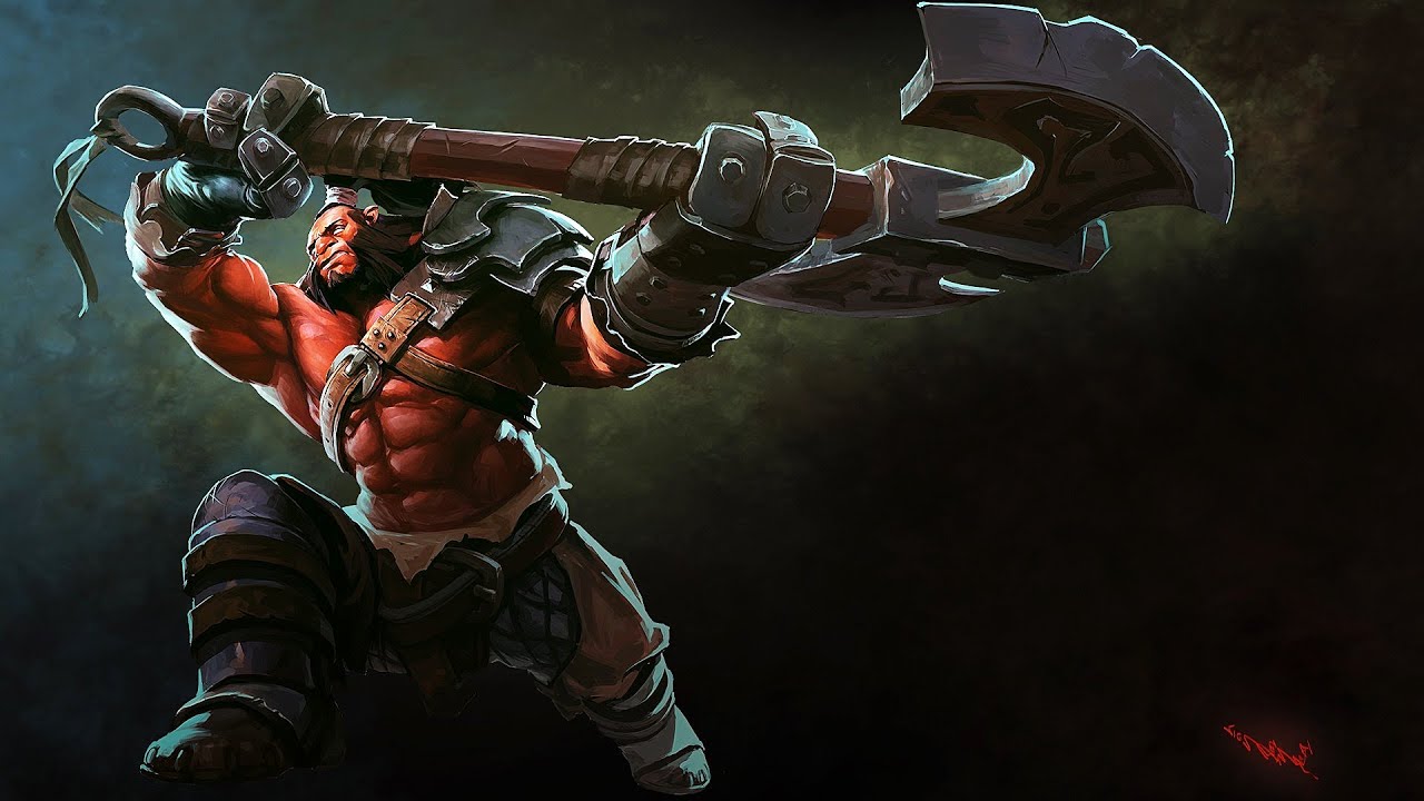 Dota 2 Axe Game...