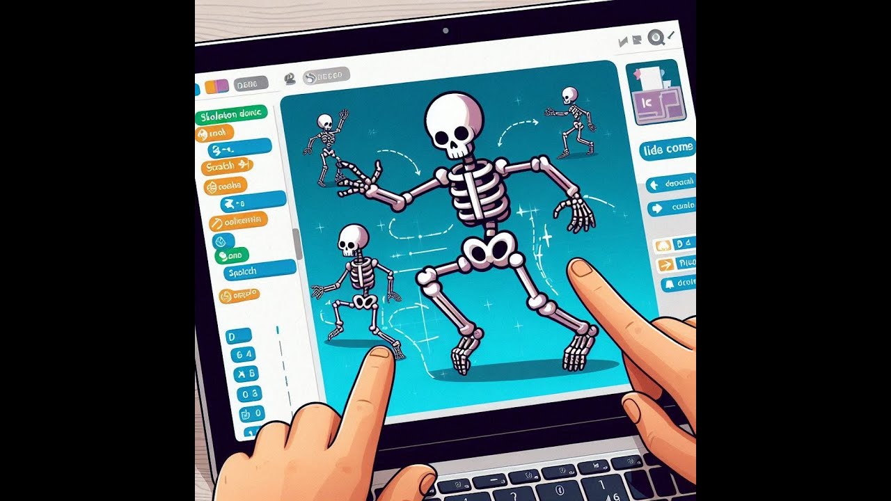Skeleton Dance Moves in Scratch Code #scratchtutorial #gaming # ...