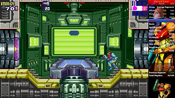 Metroid Fusion Any% Memory Corruption Speedrun in 53:28