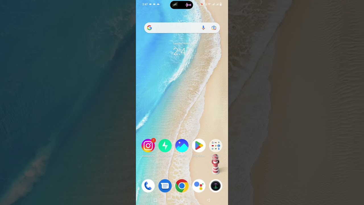 dynamics Island on screen with all features 