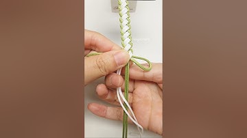 How to Tie the Knot | Easy Macrame & Bracelet Tutorial  #shortstutorial #diy #macrame #knotting