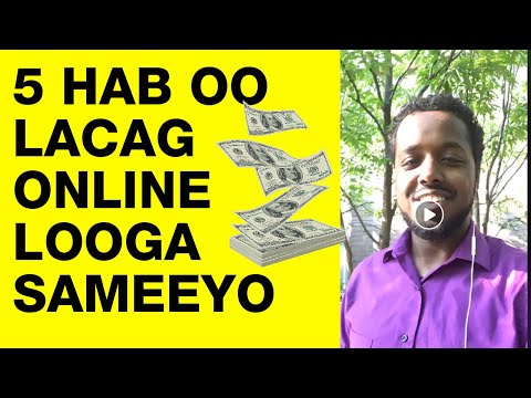 5 Ways to make money online (Somali)