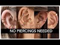 Earrings That Don't Require Any Piercing!!
