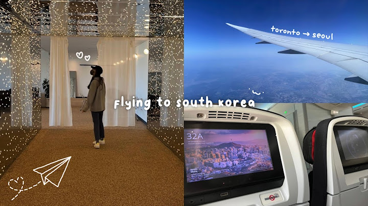 flying to south korea alone ✈️🤍☁️