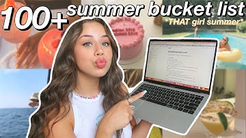 100+ SUMMER BUCKET LIST IDEAS you