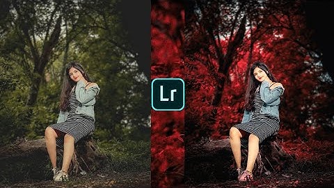Lightroom dark and red effect photo editing tutorial | lightroom background colour change preset