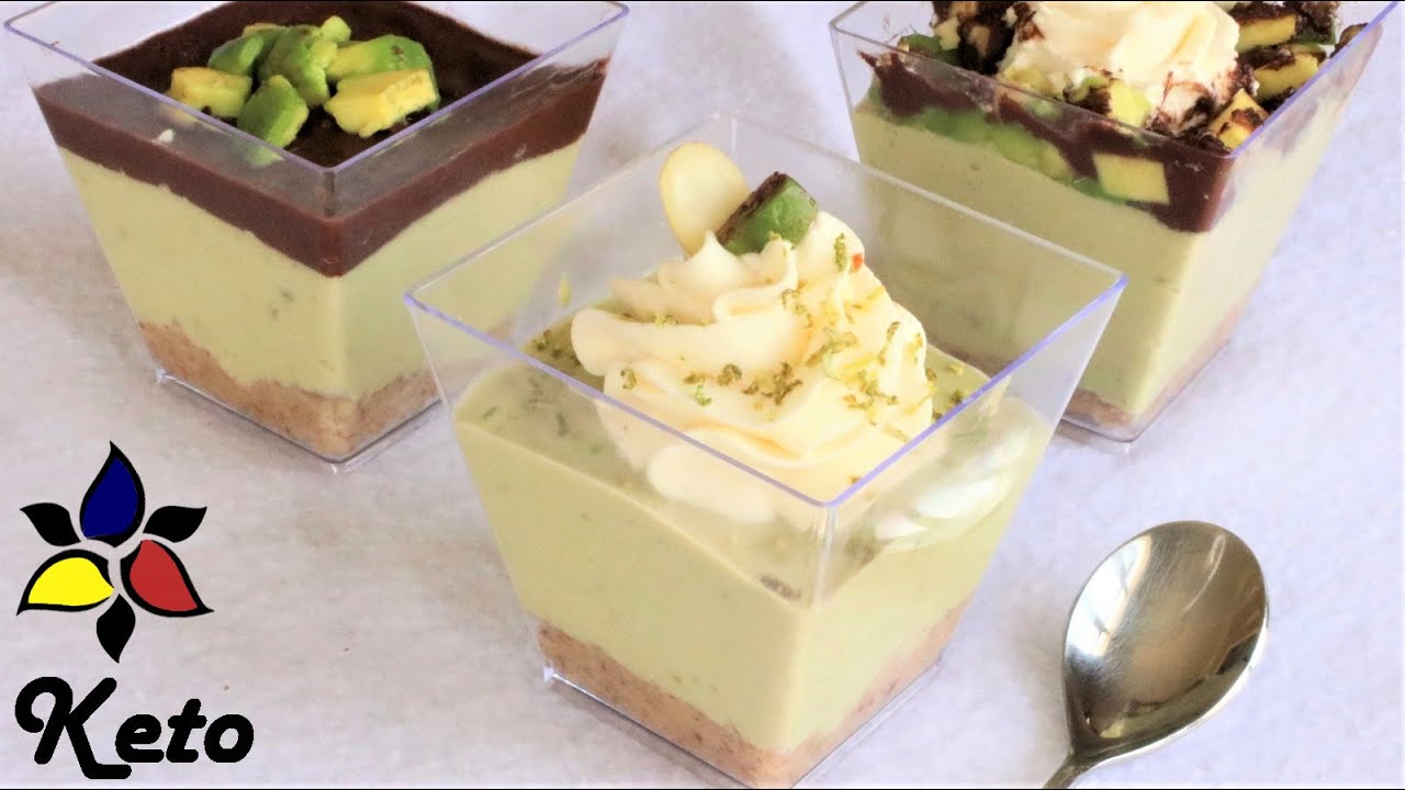 Keto Avocado Cheesecake Shooters | Keto Recipes | No Bake Keto