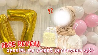 FACE REVEAL?!! Special My Sweet Seventeen 🎀   Unboxing Kado Ulang Tahun!!
