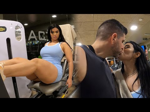 Brazilian Gym Girl Gets a Hard Fitness Challenge