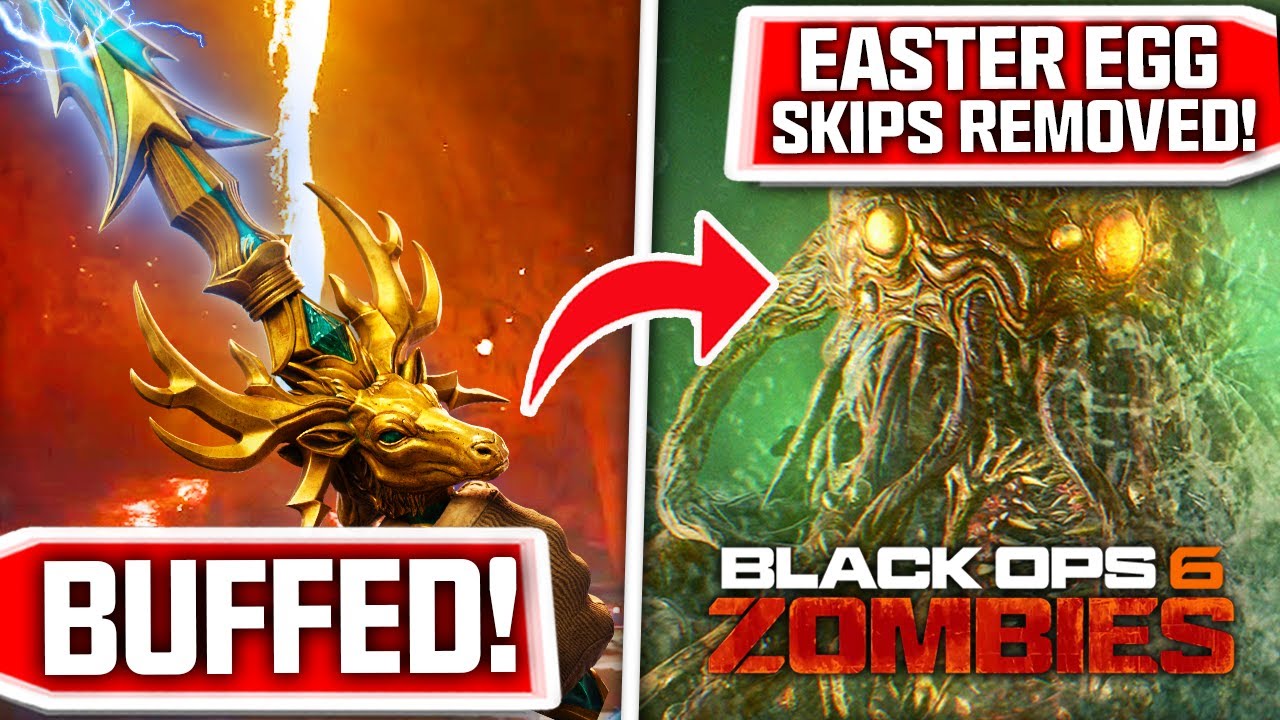 HUGE NEW BO6 ZOMBIES UPDATE BUFFS & NERFS SWORDS, REMOVES EE SKIPS... (Black Ops 6 2025 UPDATE)