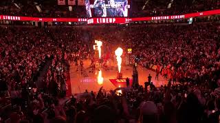 Intro Light Show and Lineup for South Carolina Gamecocks Women's Basketball - 2023-2024 Season