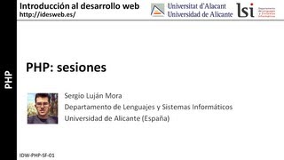 PHP: sesiones