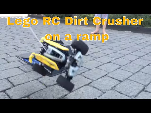 ved godt Oh klasselærer Lego RC Dirt Crusher on a ramp - YouTube