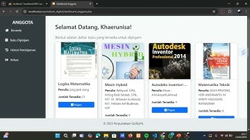 Tugas Akhir Pemrograman Web " Aplikasi Perpustakaan digital"