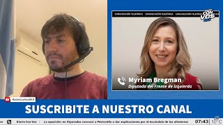 Myriam Bregman: "Defender las ideas de la izquierda es una batalla permanente."