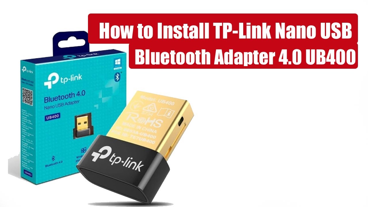 Adaptador Bluetooth 4.0 Usb Nano Tp-Link Ub400 Para Notebook Pc