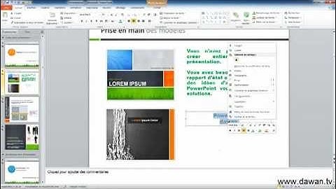PowerPoint 2010 : Insertion de liens hypertextes