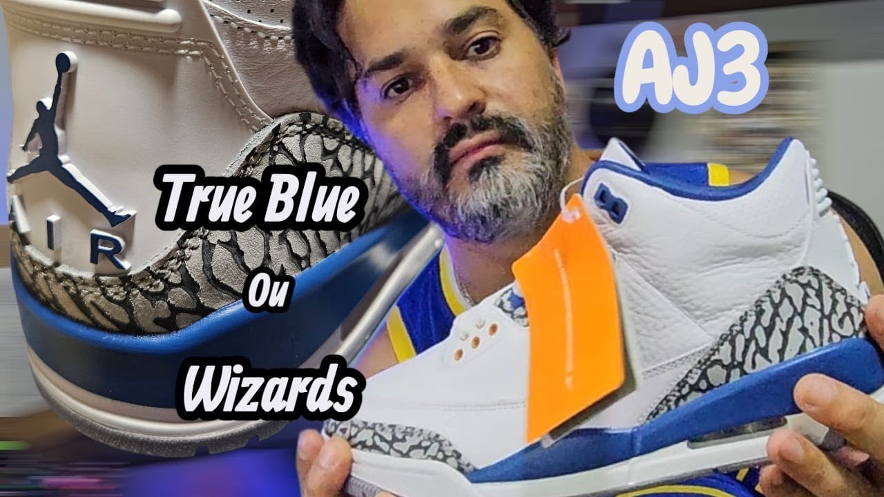 Air Jordan 3 RETRO - Será um True Blue ou Wizards? Como chamá-lo?