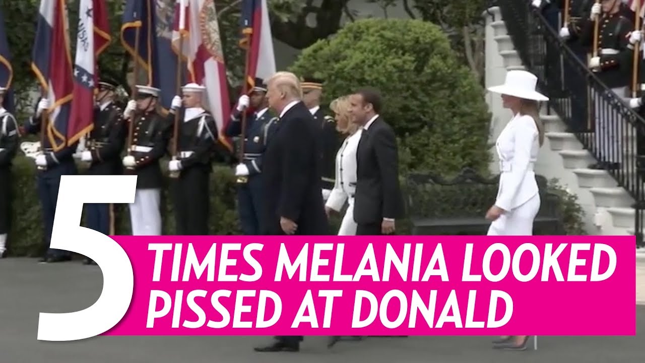 5 Times Melania Trump Looked Pissed Off at Donald Trump