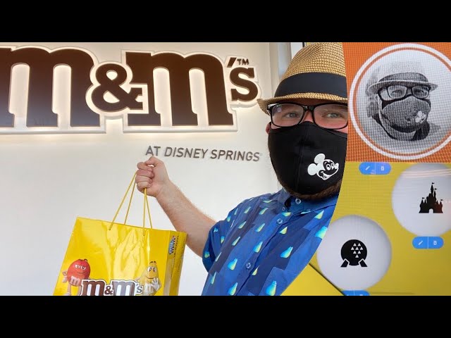 Creating Personalized M&Ms at the M&M Store at Disney Springs