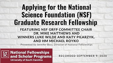 NSF GRFP Fall 2020 workshop
