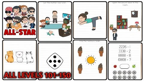 Brain Test All Star Answer || Brain Test All Star IQ Boost All Levels 101-150 Game Solution