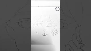 Cute Anime Girl Pencil Sketch #art | priyaflair #drawing