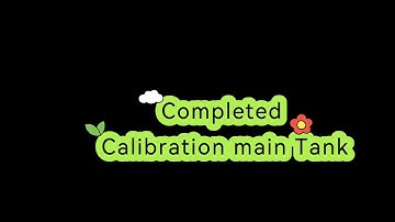 How to calibration Dyeing machine  Main  Tank? Brand: Thies (i - Master)Capacity : 750kg