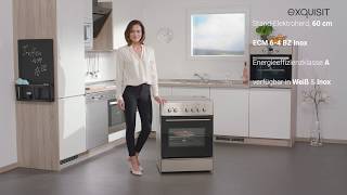 ECM 6-4 BZ Inox Elektro-Standherd
