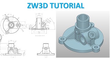 ZW3D Tutorial 19 | 3D Modeling Basic Design Beginners