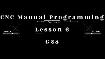 CNC manual programming lesson 6 - G28 Machine Home Position