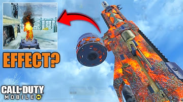 😍 Legendary Hg40 Lava Kill Effect Gameplay Codm