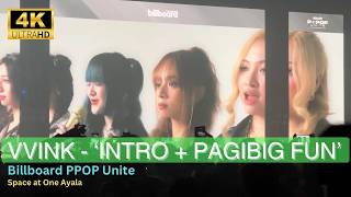 VVINK - Introduction + Pagibig Fun Performance at Billboard PPOP Unite