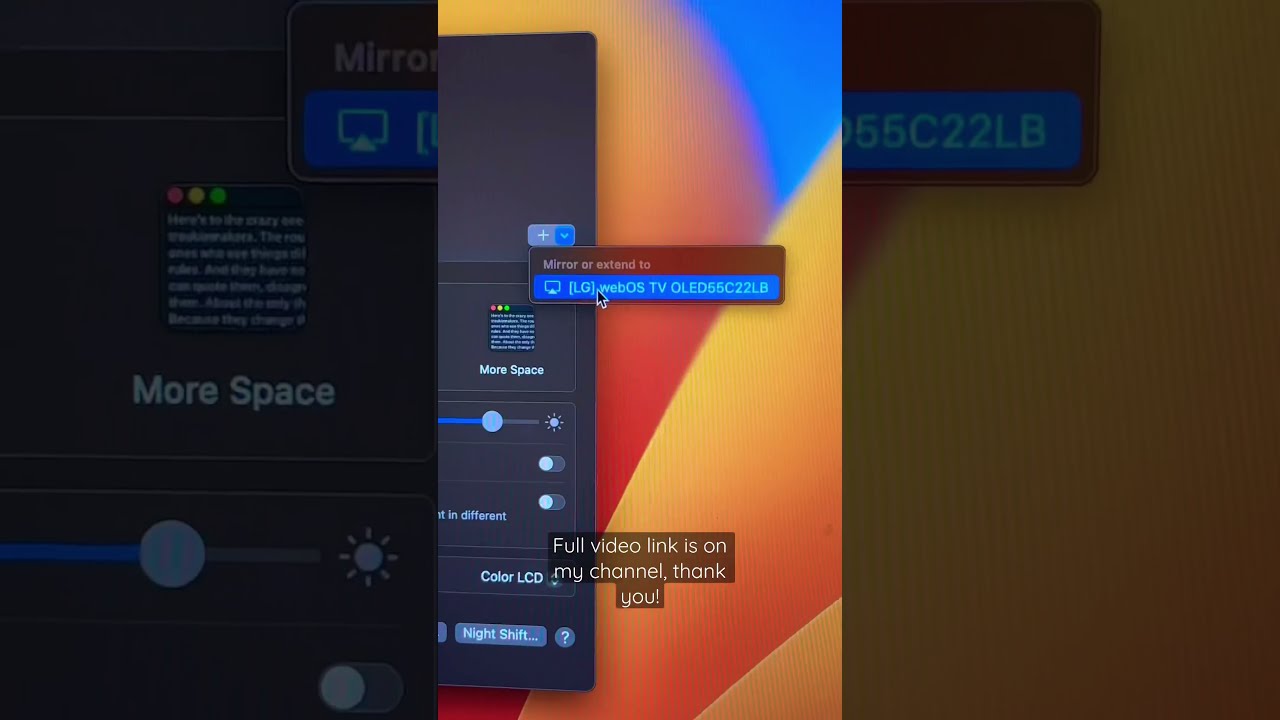 HOW To Mirror Screen From Macbook Your Smart TV Technology Fun Tutorial Tech How Tv
