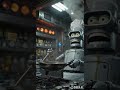 Robot cooking at 3am @cookingwitbender #bender #funny