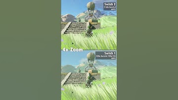 Zelda Tears of the Kingdom on Nintendo Switch 1 vs. Switch 2 Upgrade #zeldatotk  #nintendoswitch2