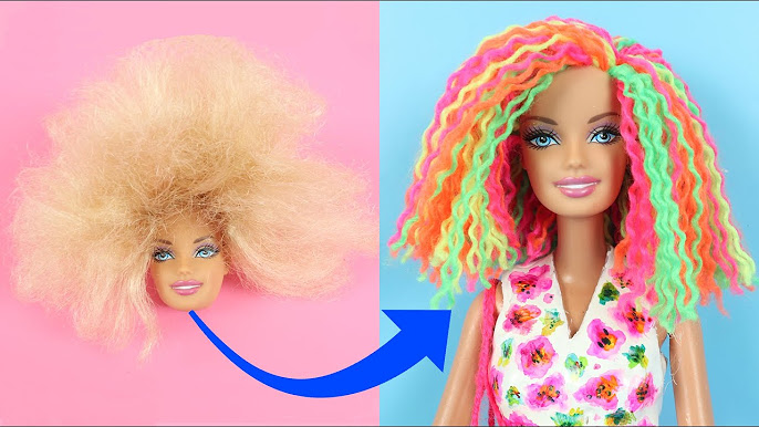 Boneca Troca Roupas E Penteados / Cabelo com acessórios em